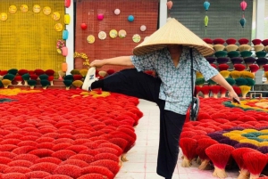 Hanoi: całodniowa wycieczka z przewodnikiem po kadzidłach, stożkowych kapeluszach i tajskiej sztuce