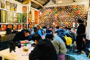Hanoi: Dagvullende tour wierook, kegelhoeden & HaThai kunst met gids