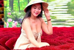 Hanoi Incense Village & Rice Cracker & Trang An Complex Tour