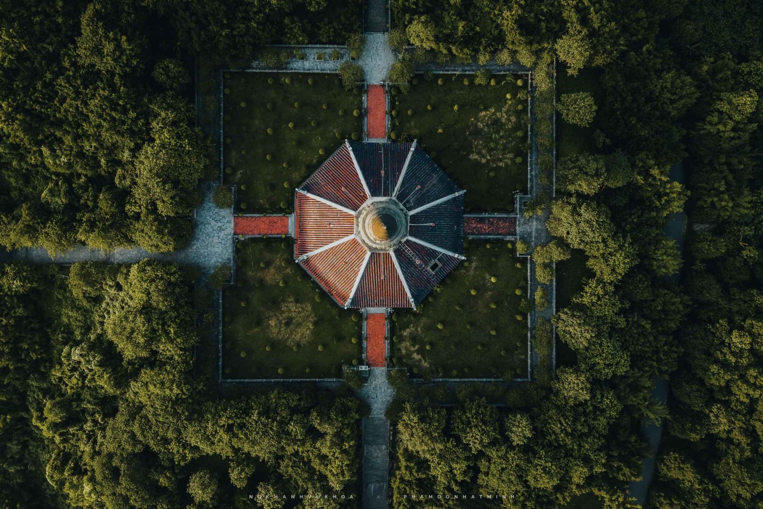 Hanoi Keo Pagoda eller Tam Chuc Den största pagoden i världen