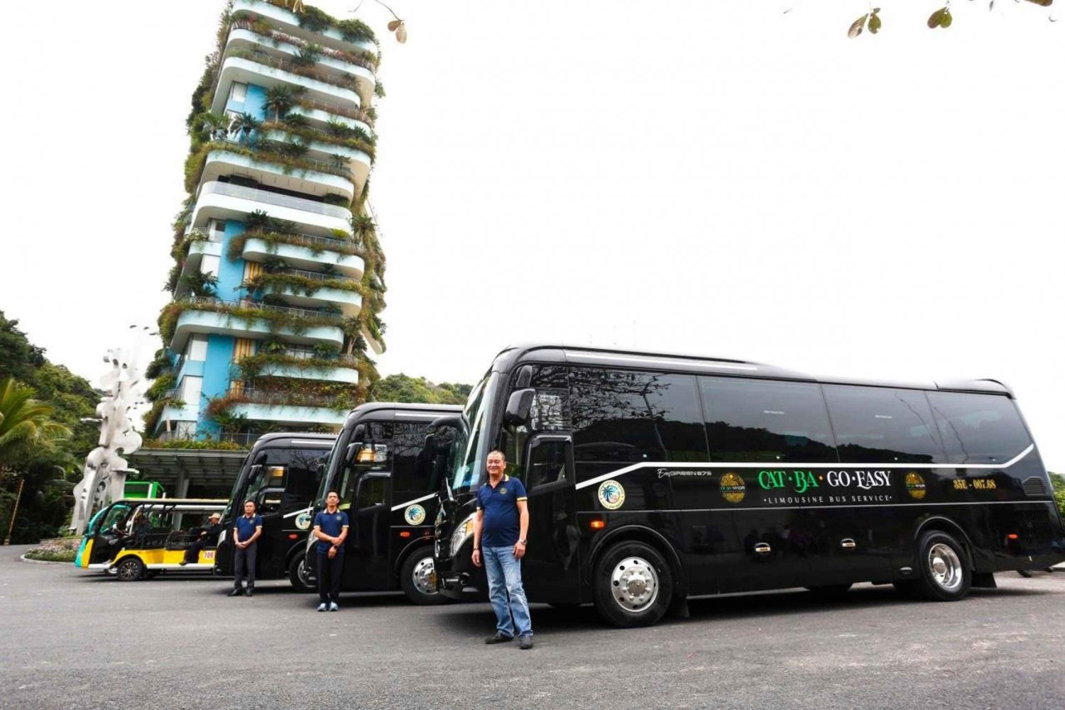 Hanoi: Ticket de entrada en autobús limusina a Cat Ba, moderno - alta calidad