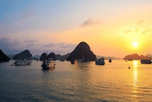 Hanoi: luxe dagtour met het jacht Sea Lion in Halong Bay