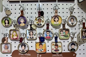 Hanoï : atelier de fabrication de mini-porte-clés