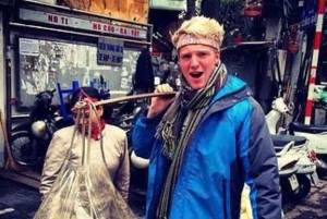 Hanoi: Ochtendwandeling met marktbezoek en koffie op het dak