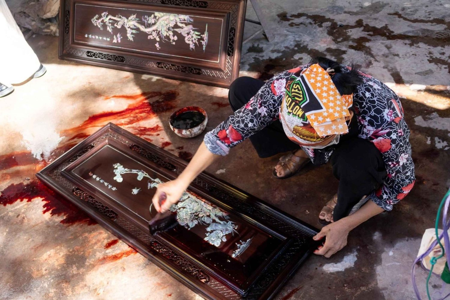 Hanoi: Helmiäisintarsia-kylä ja suitsukekylä-kierros