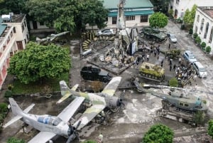 HANOI: MET DE MOTOR NAAR HANOI TREINSTRAAT & GESCHIEDENIS VAN DE VIETNAMOORLOG