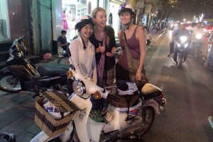 Hanoi Night Lights Food Tour by Motorbike