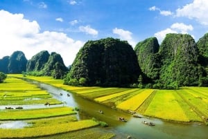 Hanoi/Ninh Binh: 1-Day Tam Coc/Trang An, Hoa Lu & Mua Caves
