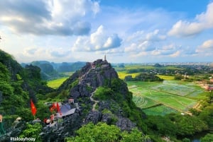 Hanoi: Ninh Binh Dagsutflykt - Trang An, Mua-grottorna, Bai Dinh