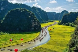 Hanoi: Ninh Binh Hoa Lu, Trang An Boat Ride, Mua Cave Tour