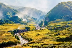 Hanoi: Ninh Binh UNESCO & Sapa Trekking 3-Day Tour by Train