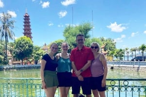 Tour di mezza giornata in bicicletta del Quartiere Vecchio e del Delta del Fiume Rosso di Hanoi