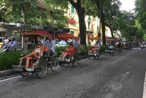Hanoi: Trishaw fietstocht door de oude wijk