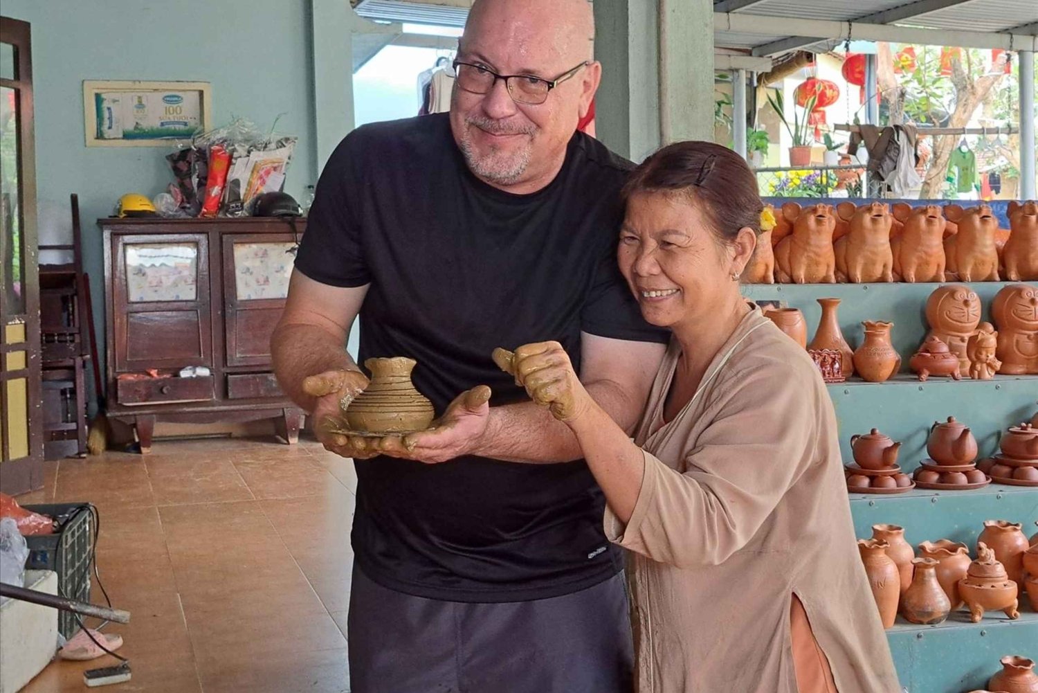 Hanoi Outskirt: Bat Trang Ceramic Village Half-day by Vespa