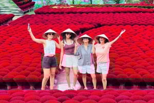 Hanoi Phung Xa Lotus Silk Handicraft Village or Incense, Hat