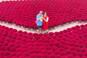 Private Handwerksreise in Hanoi: Weihrauch, Hut, Seidendörfer