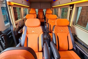 Hanoi - Pu Luong Bus (limuzyna minivan)