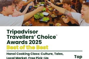 Hanói: Rose Kitchen: pho/bun cha/nem + huevo gratis/café salado