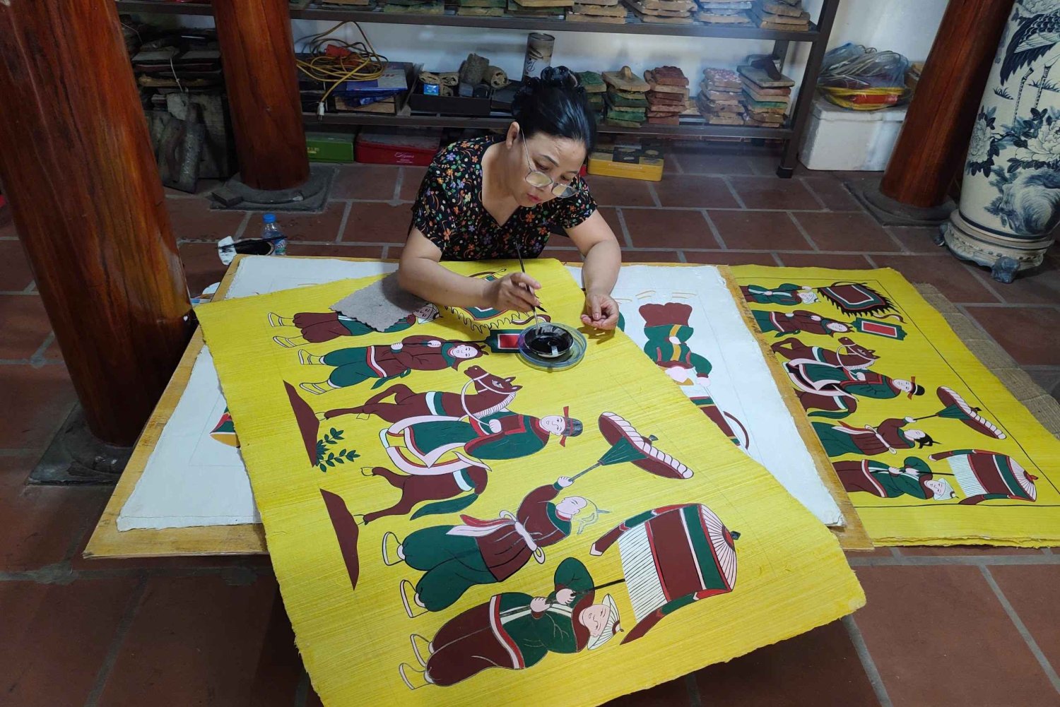 Das Kulturerbe von Hanoi: Das alte Dorf Nom und die Volkskunst von Dong Ho
