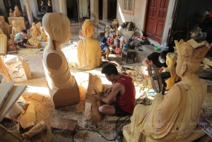 Hanoi: Son Dong Sculpturing Village or Incense Village & Hat