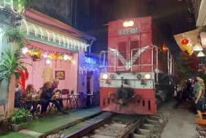 Hanói: Tour gastronómico de rua com a rua do comboio e o bairro antigo