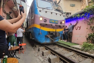 Hanoi: Culinaire tour met Train Street & verborgen steegjes