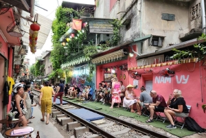 Hanoi: Culinaire tour met Train Street & verborgen steegjes