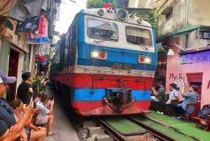 Hanoi: Culinaire tour met Train Street & verborgen steegjes