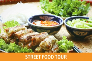 Hanói: Excursão a pé com 7 degustações de comida de rua e rua do trem