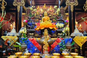 Hanoi: Thang Nghiemin pagoda tai suitsukkeiden kylä ja hattukylä