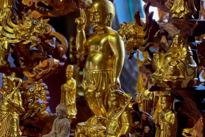 Hanoi: Thang Nghiemin pagoda tai suitsukkeiden kylä ja hattukylä