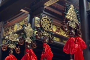 Hanoi: Thang Nghiemin pagoda tai suitsukkeiden kylä ja hattukylä