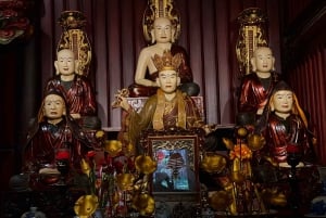 Hanoi: Thang Nghiemin pagoda tai suitsukkeiden kylä ja hattukylä