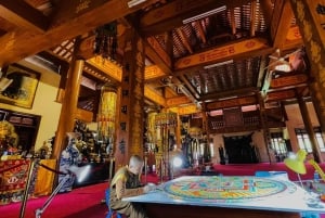 Hanoi: Thang Nghiemin pagoda tai suitsukkeiden kylä ja hattukylä