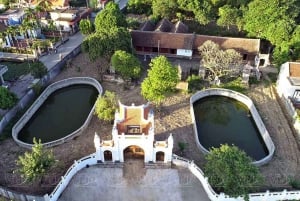 Hanoi: Thang Nghiemin pagoda tai suitsukkeiden kylä ja hattukylä