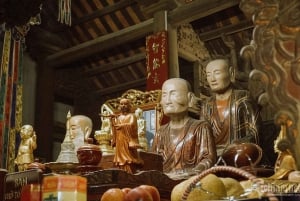 Hanoi: Thang Nghiemin pagoda tai suitsukkeiden kylä ja hattukylä