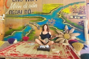 Hanoi: Thuong Mao -puusepänkylä tai hattujen ja suitsukkeiden kylä