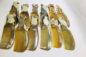 Hanói: Aldeia de Pentes de Chifre Thuy Ung ou Aldeia de Chapéus e Incenso