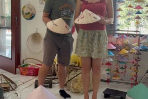 Aldeia de incenso de Quang Phu Cau, artigos de laca, passeio de pintura de chapéus