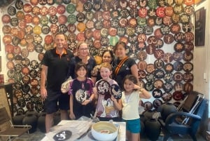 Rua do Comboio de Hanói e oficina de artesanato com artesãos locais