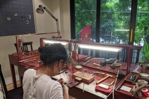 Hanoi: Taller de fabricación de ANILLOS de plata únicos