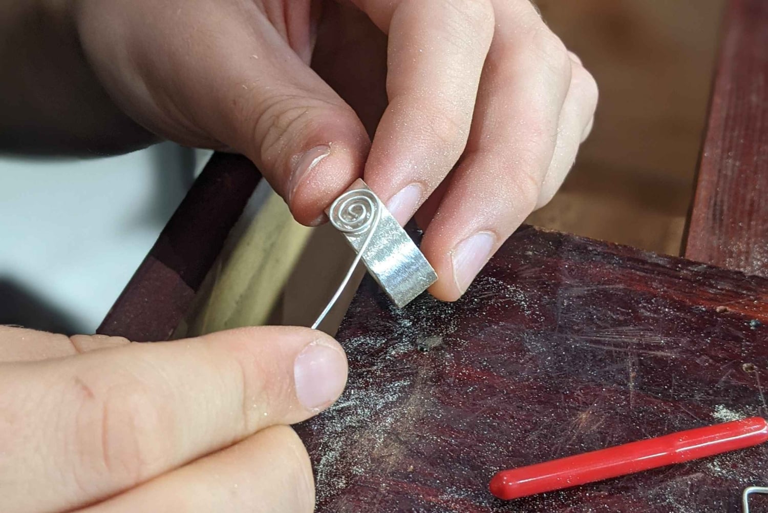 Hanoi: Taller único de fabricación de ANILLOS/COLGANTES de plata