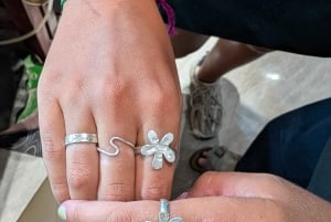 Hanoi: Taller único de fabricación de ANILLOS/COLGANTES de plata