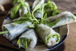 Tour gastronomico vegano di Hanoi e tour in treno