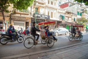 Excursão gastronómica a pé e passeio de bicicleta em Hanói