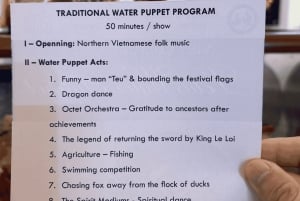 Hanoi: Water Puppet Show Entry Ticket