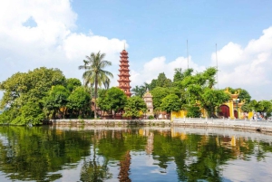 Hanoi WestLake Scenic Tour & Flower Valley & Train Street