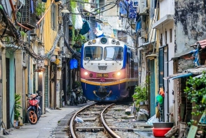 O paraíso de Hanói: Incenso, excursão ao fabrico de chapéus e rua do comboio