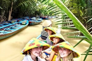 HCM: Authentic Mekong Delta - Boat, TukTuk, Khot Cake Making