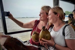 HCM: Authentic Mekong Delta - Boat, TukTuk, Khot Cake Making